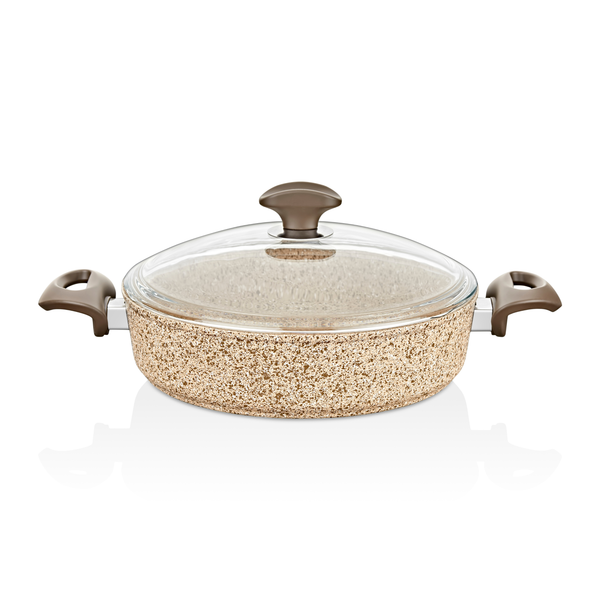 Creamy Granit Karnıyarık Tencere