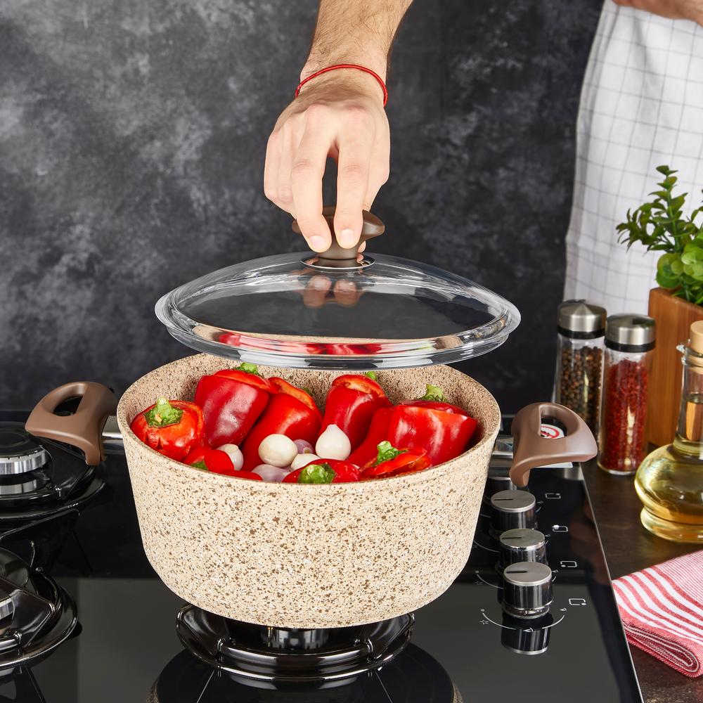 Creamy Granit Derin Tencere