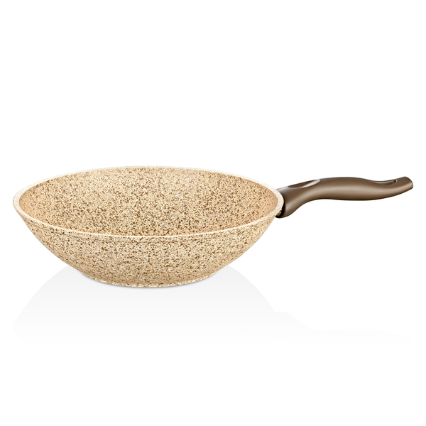Creamy Granit 28 cm Wok Tava