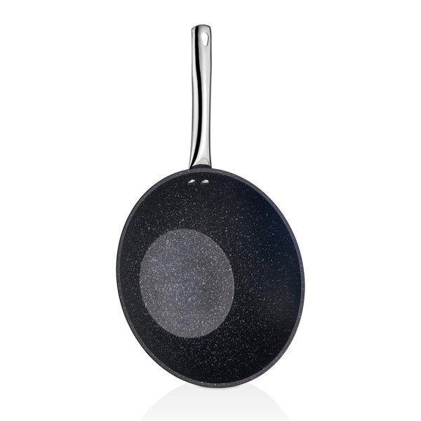 Black Line Granit 28 cm Wok Tava