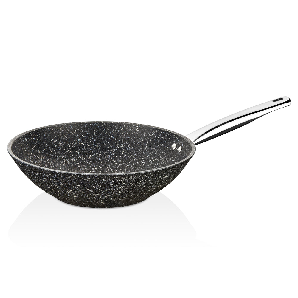 Black Line Granit 28 cm Wok Tava