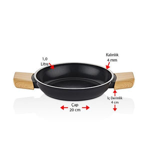 Auris 20-22 cm Granit Seramik Kaplama Sahan Set