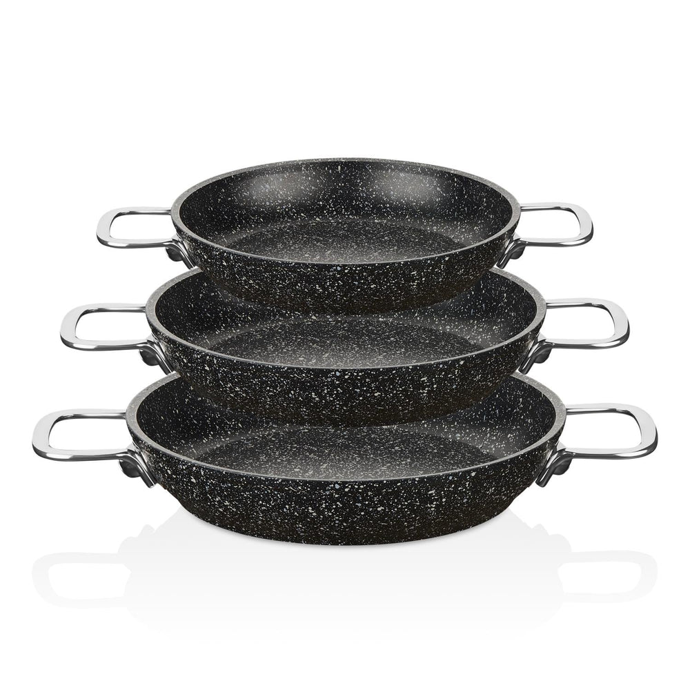 Black Line 20-22-24 cm Granit Sahan Seti