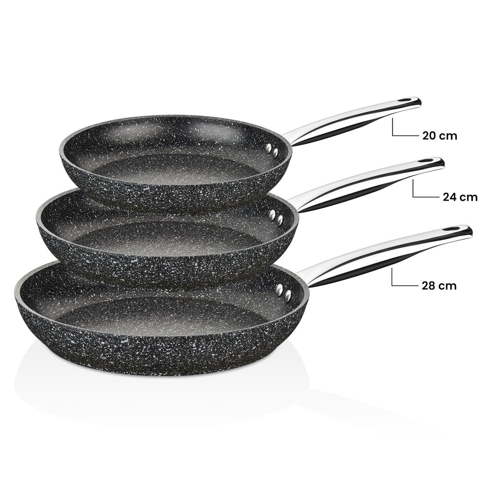 Black Line 20-24-28 cm Granit Tava Seti
