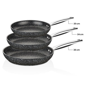 Black Line 20-24-28 cm Granit Tava Seti