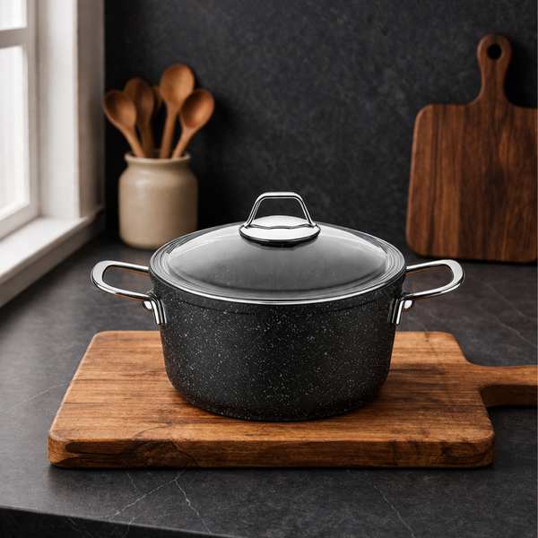 Black Line Granit Derin Tencere