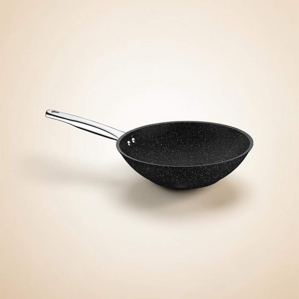 Black Line Granit 28 cm Wok Tava