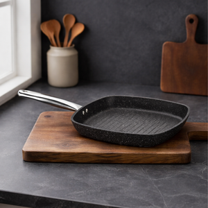 Black Line Granit 28x28 cm Kapaksız Kare Tava
