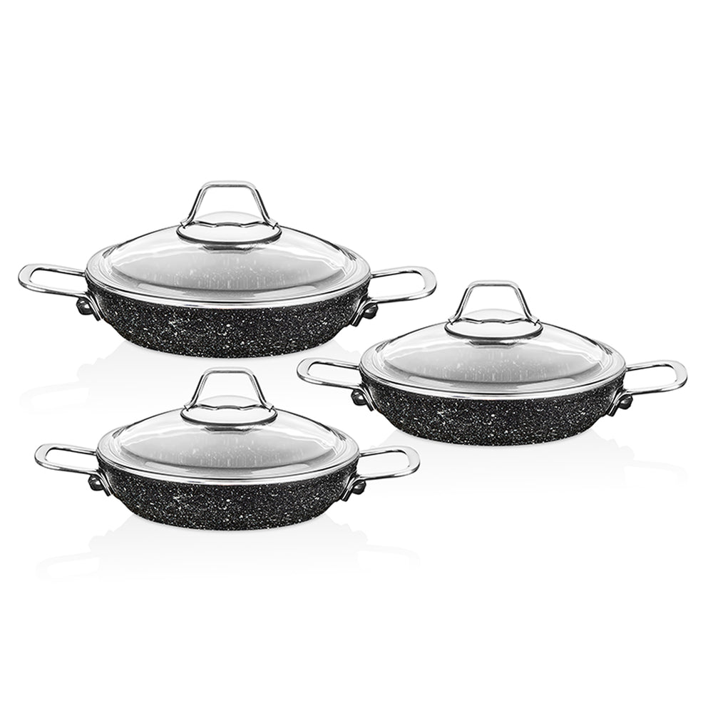 Falez Black Line 6 Parça Sahan Set
