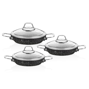 Falez Black Line 6 Parça Sahan Set