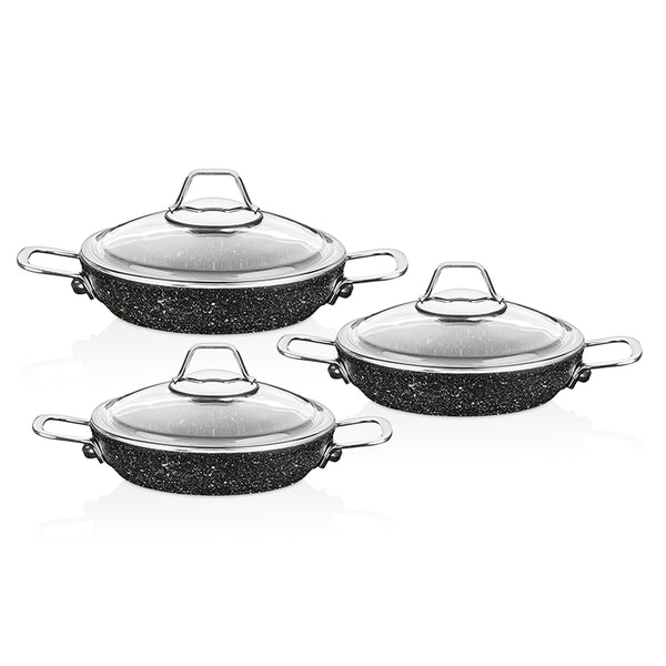 Falez Black Line 6 Parça Sahan Set