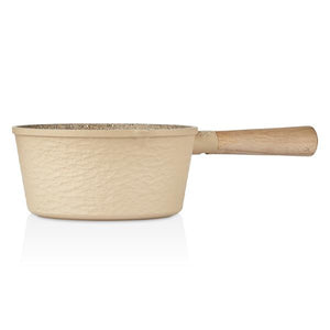 Creamy 16 cm Krem Döküm Cam Kapaklı Sosluk Tava
