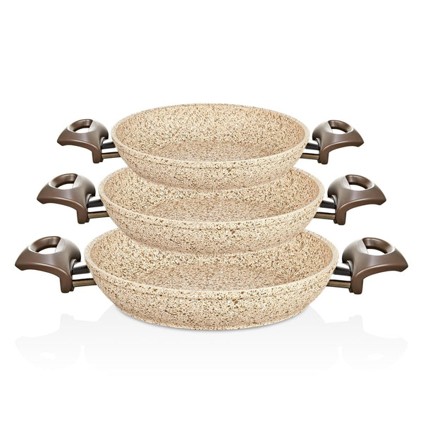 Creamy 20-22-24 cm Granit Sahan Set