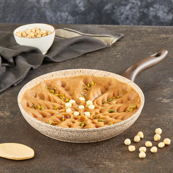 Creamy 20-24 cm Granit Tava Seti