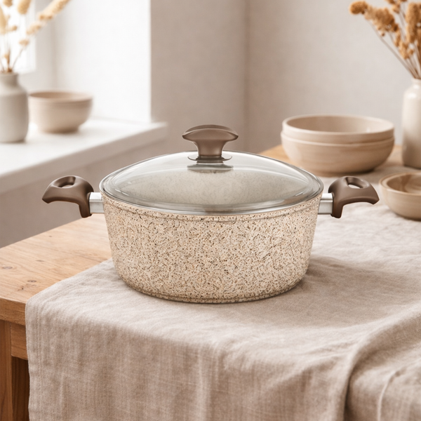 Creamy Granit Derin Tencere