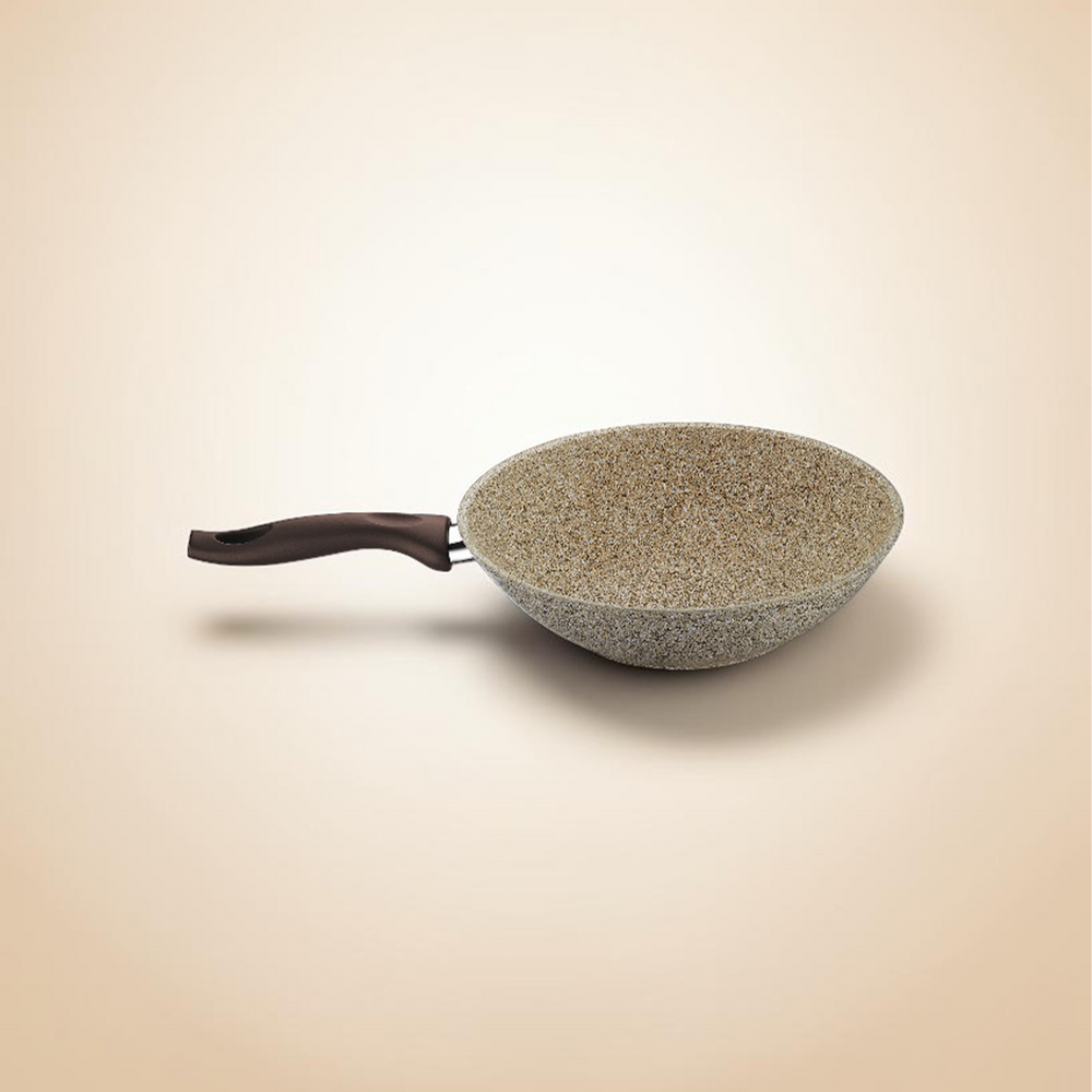 Creamy Granit 28 cm Wok Tava