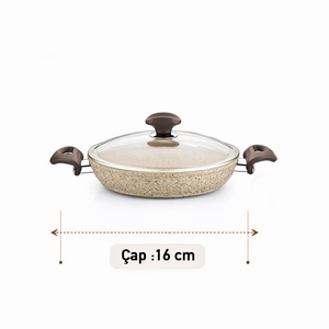 Creamy Granit 6 parça Sahan Set
