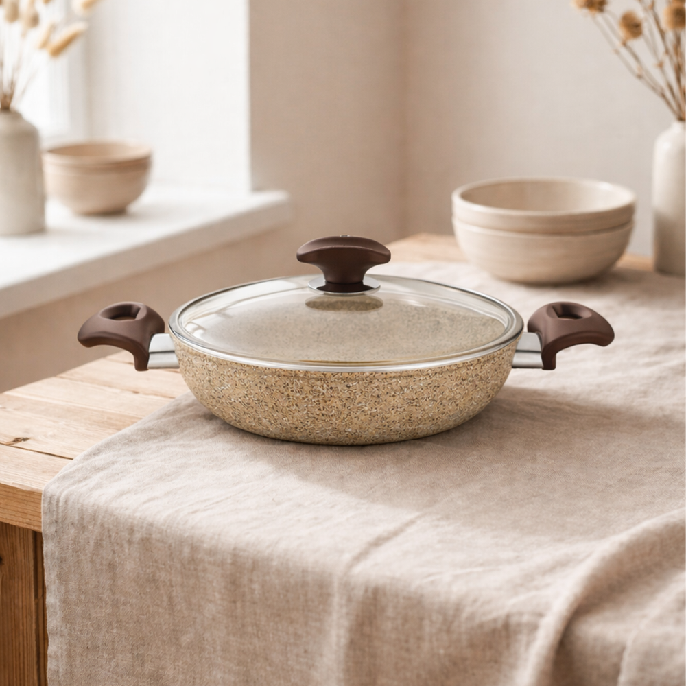 Creamy Granit 6 parça Sahan Set