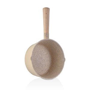 Creamy 16 cm Krem Döküm Cam Kapaklı Sosluk Tava