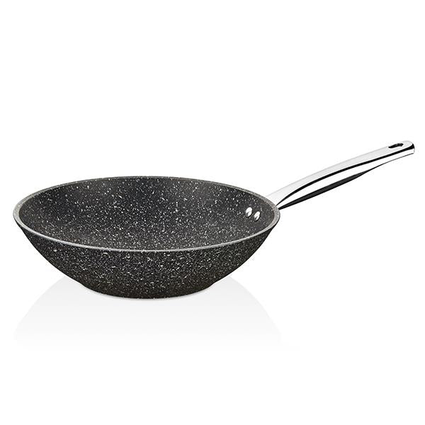 Black Line Granit 28 cm Wok Tava