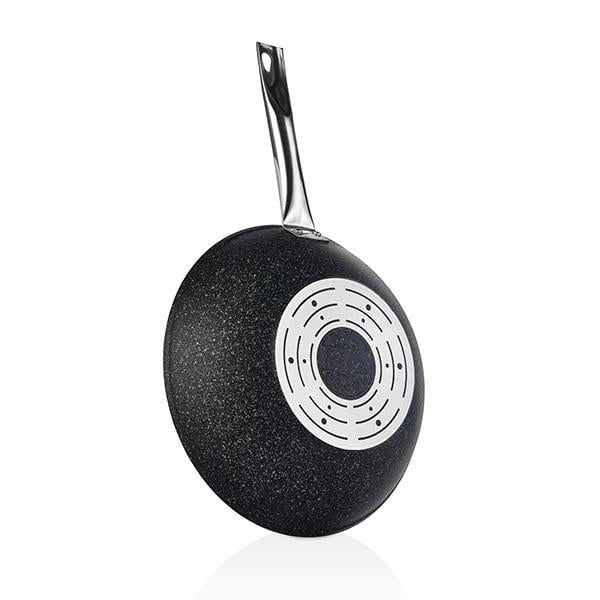 Black Line Granit 28 cm Wok Tava