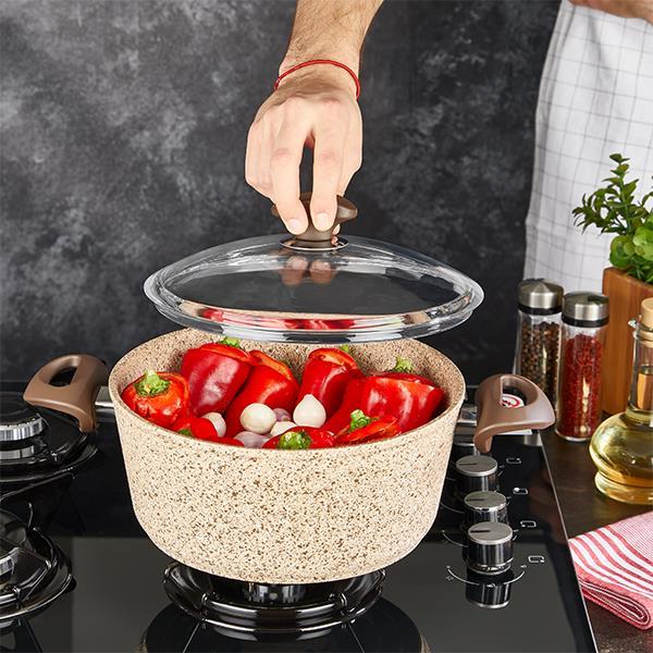 Creamy Granit Derin Tencere
