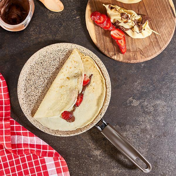 Creamy Granit 24 cm Krep Tavası