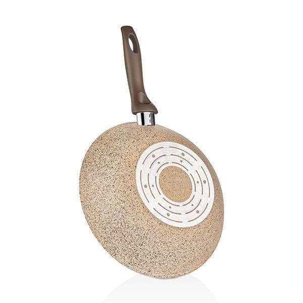 Creamy Granit 28 cm Wok Tava