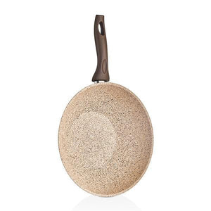 Creamy Granit 28 cm Wok Tava