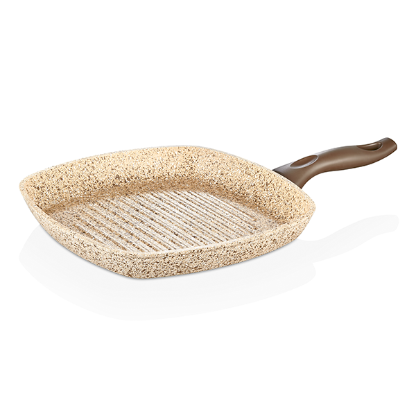 Creamy Granit 28x28 cm Kapaksız Kare Tava