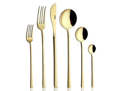 Mosi Gold 36 Parça Paslanmaz Çelik Çatal Kaşık Bıçak Takımı