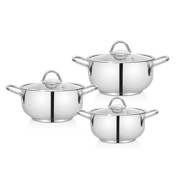 Netto 6 Parça Çelik Güveç Midi Set