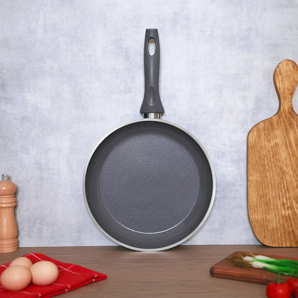Serafit 3 Parça Granit Seramik Kaplama Tencere & Tava Seti - 26 cm Karnıyarık 26 cm Tava
