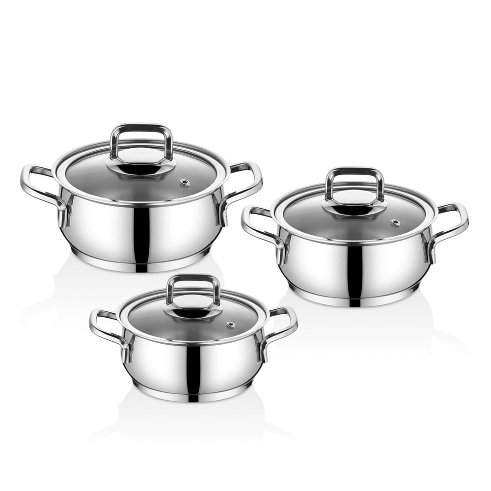 Vento 6 Parça Çelik Güveç Midi Set