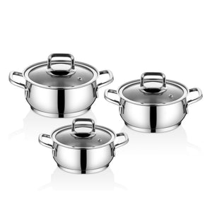 Vento 6 Parça Çelik Güveç Midi Set